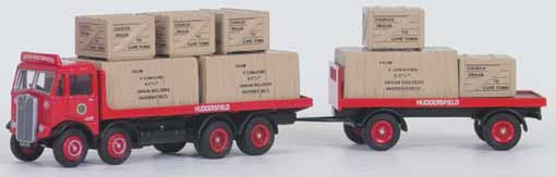 AEC MKIII Flatbed & Trailer BRITISH ROAD SERVICES.