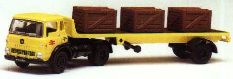 99633 Bedford TK Artic Flatbed BRITISH RAIL.