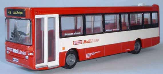 WARRINGTON BOROUGH TRANSPORT Dennis Dart Plaxton Pointer.