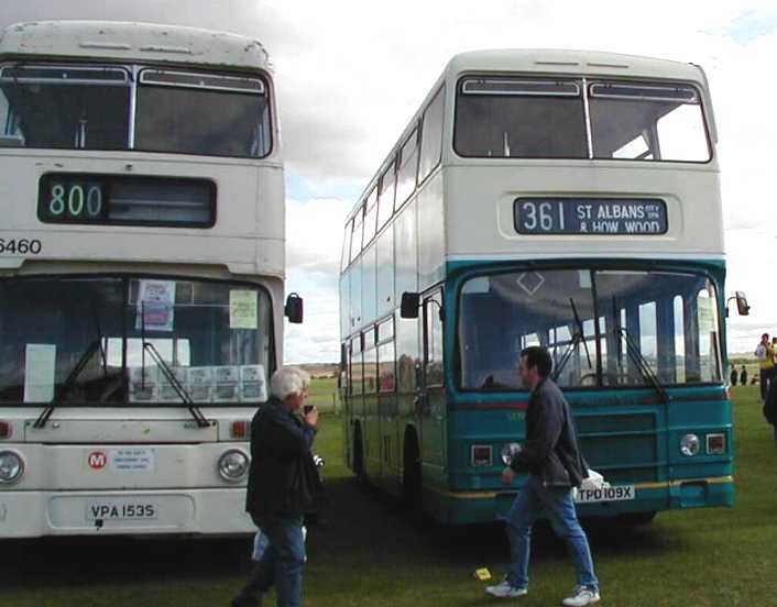 Yorkshire Rider Leyland Atlantean Park Royal 6460 & Arriva the Shires Leyland Olympian Roe 5379