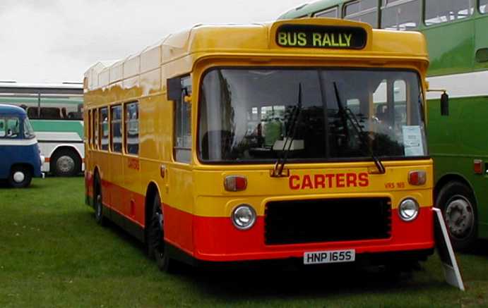 Carters Bristol VRTSL3 ECW singledecker HNP165S