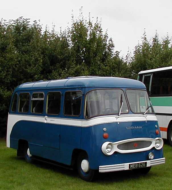 Emblings Trojan minibus MEB626