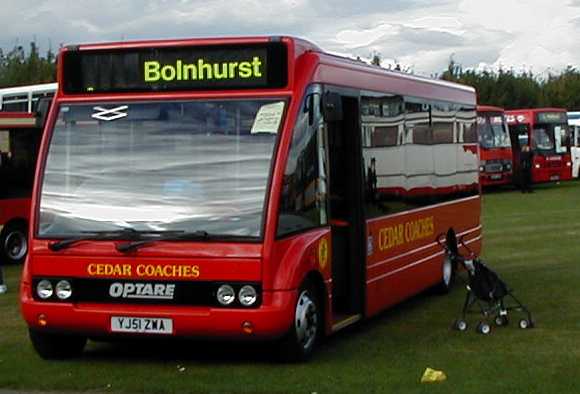 Cedar Coaches Optare Solo YJ51ZWA