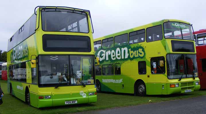 ex Reading Buses Green Bus Dennis Trident Plaxton President 101