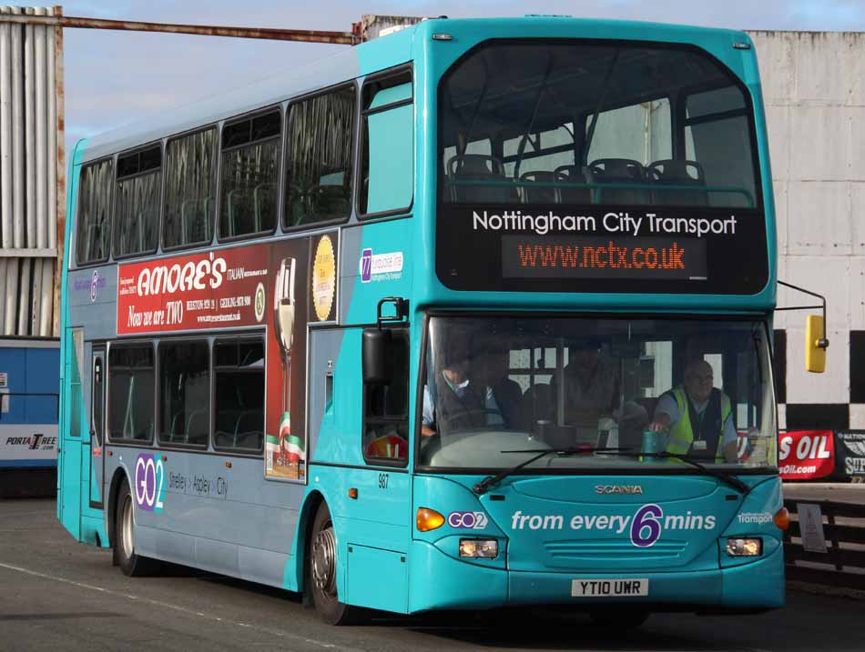 Nottingham Scania N230UD Optare 978