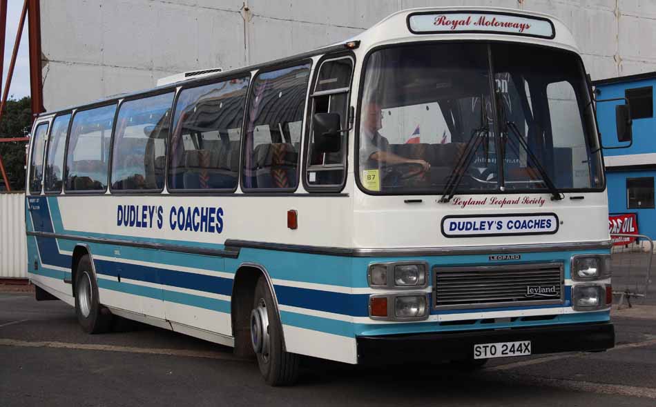 Dudleys Coaches Leyland Leopard Plaxton STO244X