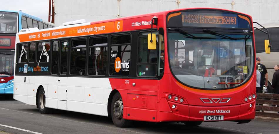 National Express West Midlands Volvo B7RLE Wright 2072