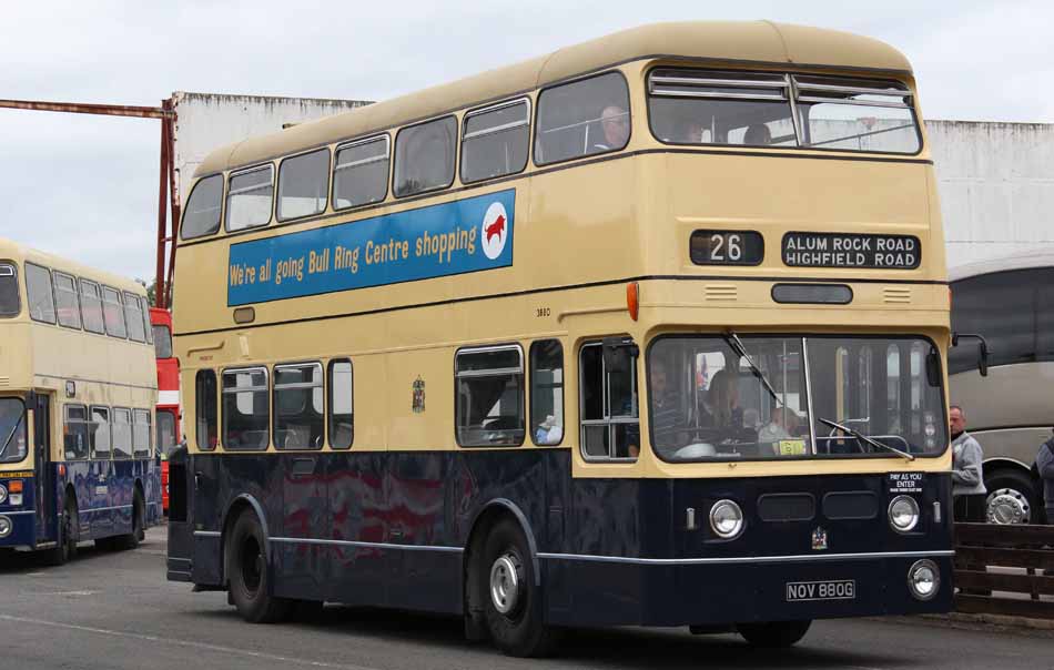 Birmingham Daimler Fleetline Park Royal 3880