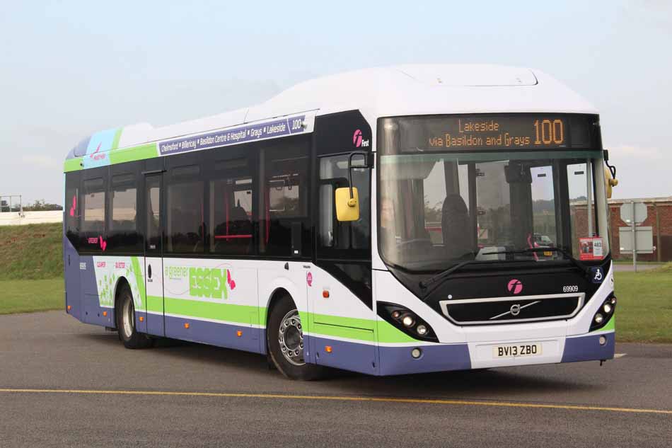 First Essex Volvo 7900H 69909