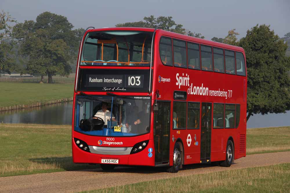 Stagecoach London ADL Enviro400 19000 Spirit of London