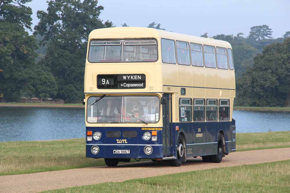 West Midlands PTE Leyland Fleetline MCW 6986