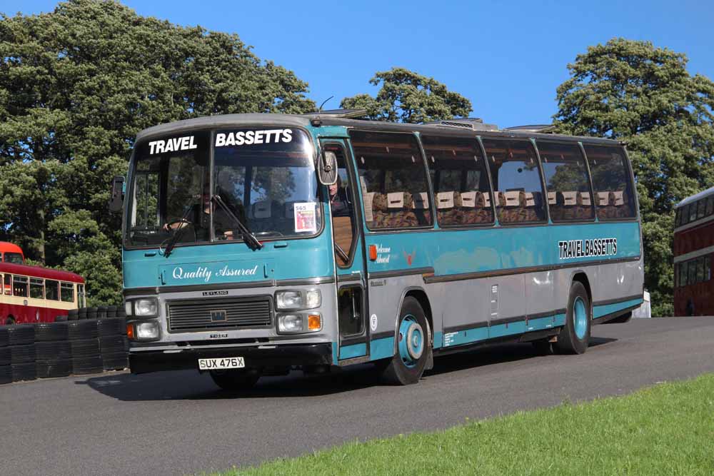 Bassetts Leyland Tiger Plaxton Supreme IV SUX476X