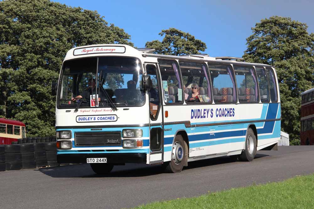 Dudleys Coaches Leyland Leopard PSU3 Plaxton Supreme IV STO244X