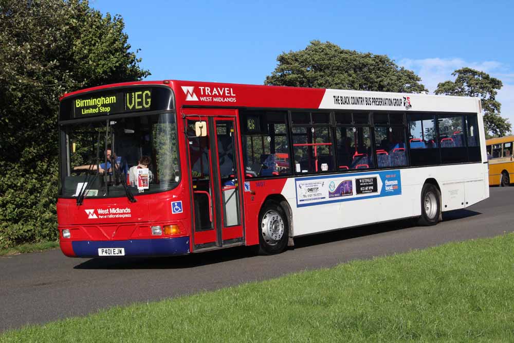 Travel West Midlands Volvo B10L Wright 1401