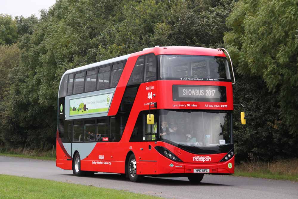 Nottingham Scania N280UD ADL Enviro400City 410