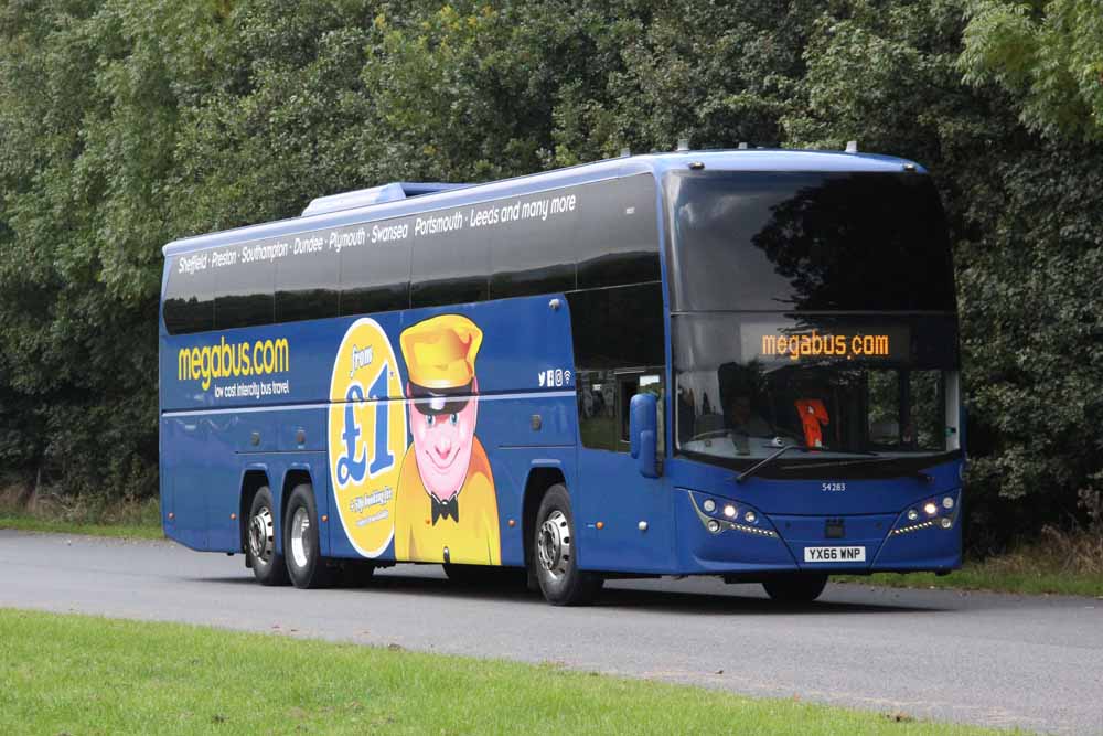 Megabus Volvo B11RT Plaxton Elite-i 54283