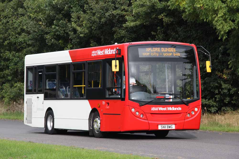 National Express West Midlands Alexander Dennis Enviro200 731