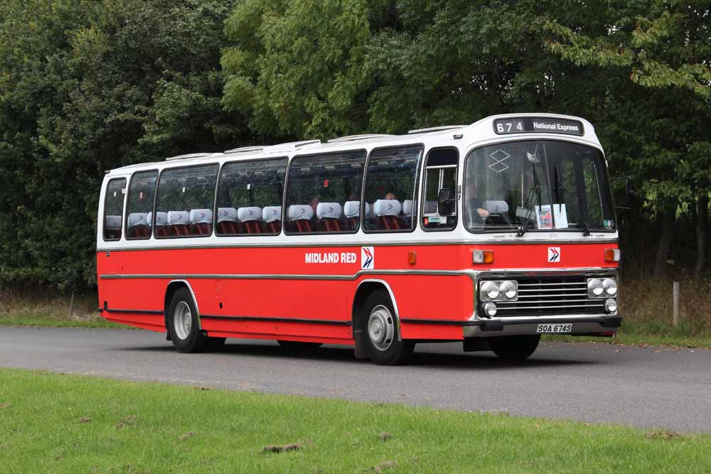 Midland Red Leyland Leopard Plaxton Supreme 674