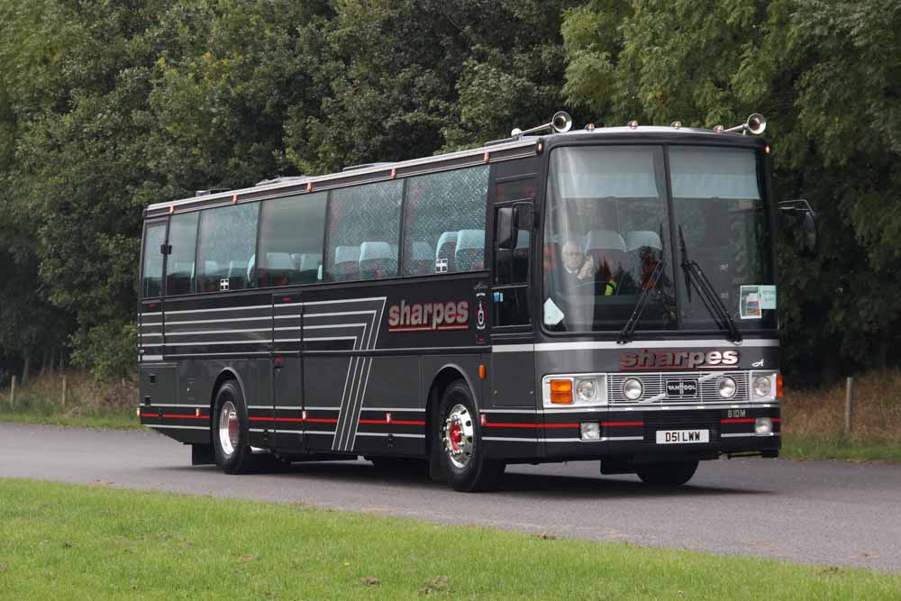 Sharpes of Nottingham Volvo B10M Van Hool D51LWW