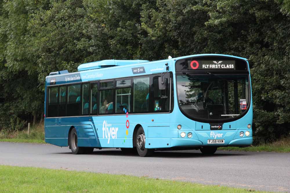 Trent Barton Volvo B7RLE Wright 718 Ilkeston Flyer