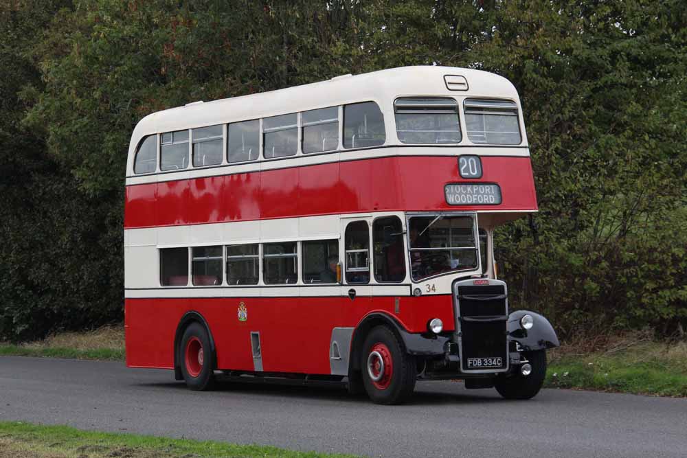 Stockport Corporation Leyland Titan PD2 East Lancs 34