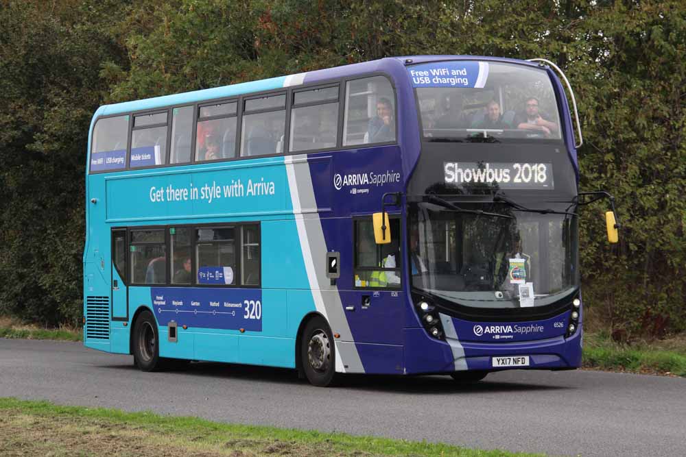 Arriva Southern Counties Alexander Dennis Enviro400MMC 6526 Arriva Sapphire