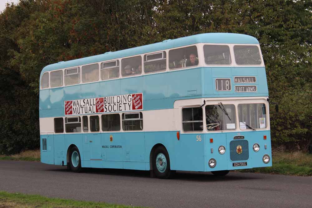 Walsall Corporation Daimler Fleetline Northern Counties 56