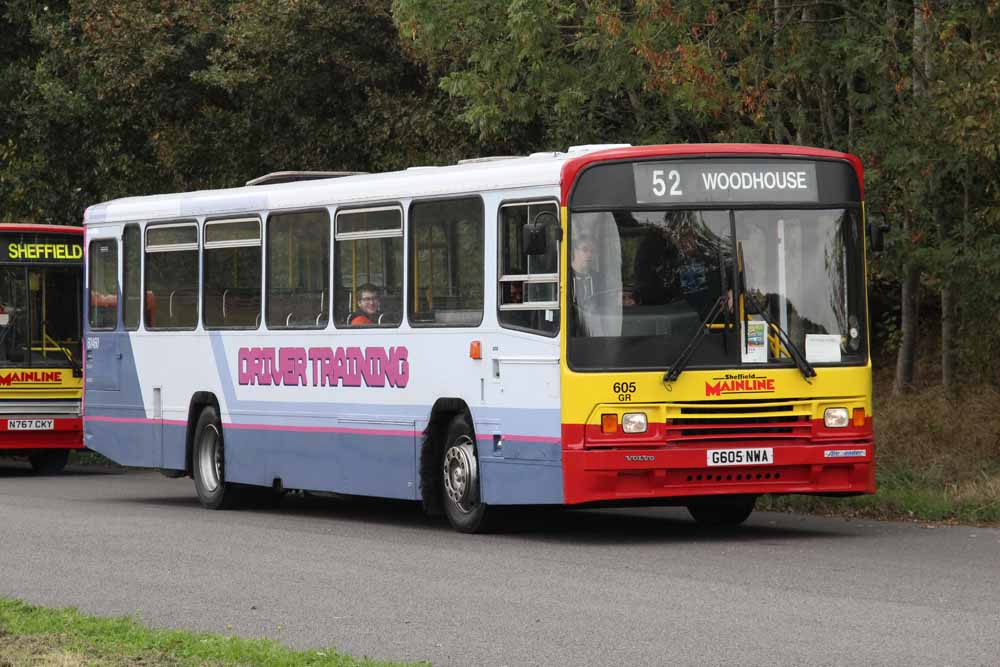 Sheffield Mainline Volvo B10M Alexander PS 605