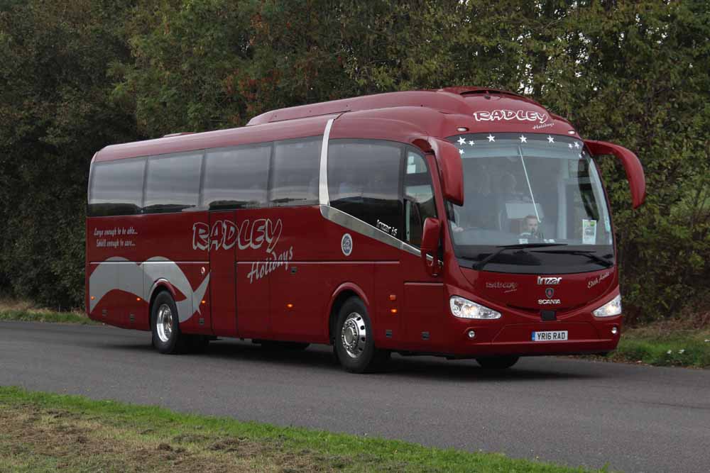 Radley Holidays Scania K410IB Irizar i6 YR16RAD