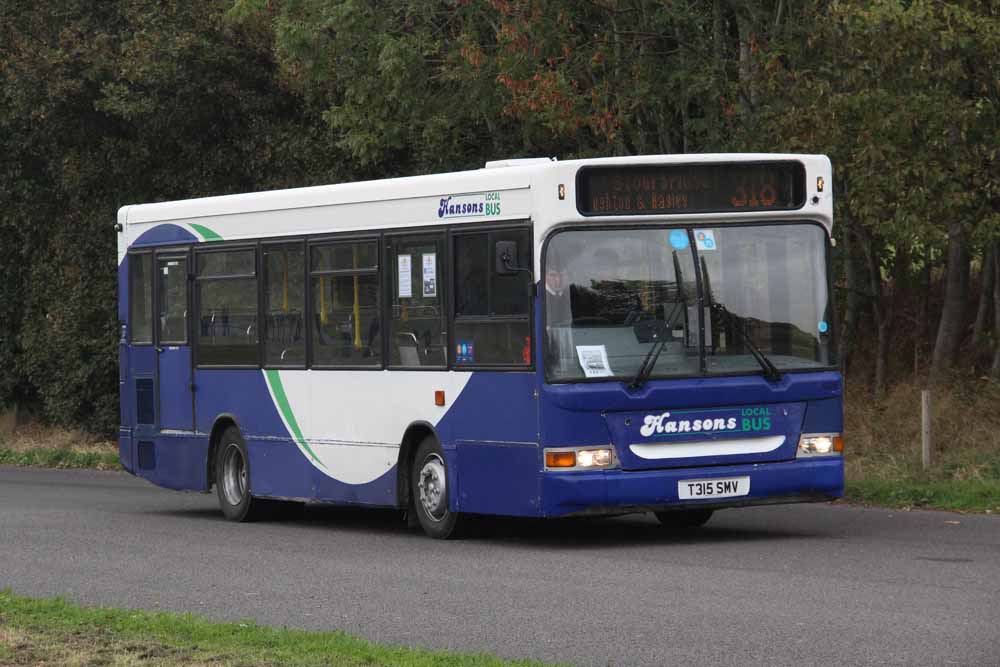 Hansons Dennis Dart MPD Plaxton T315SMV