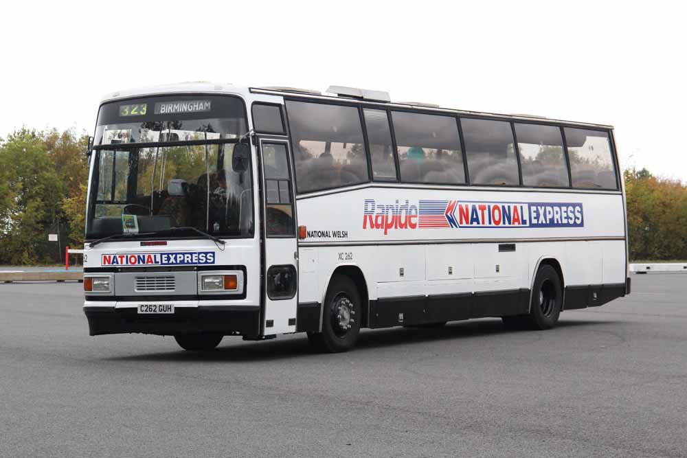 National Welsh Leyland Tiger Plaxton Paramount 3500 XC262 National Express Rapide