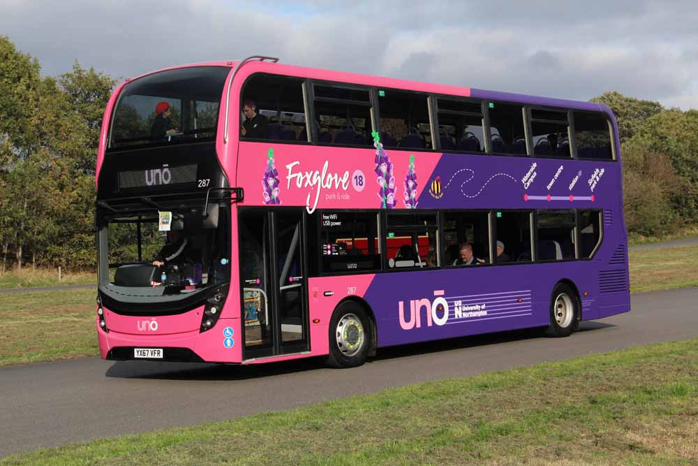 UNO Alexander Dennis Enviro400MMC 287 Foxglove