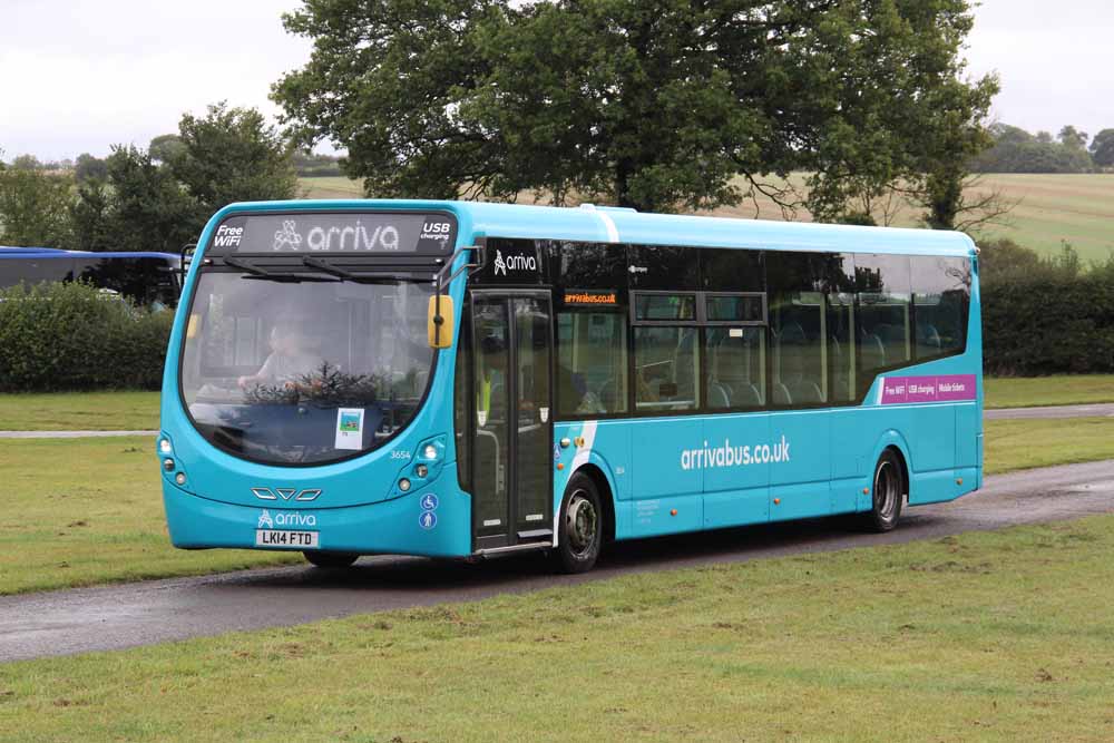 Arriva the Shires Wright Streetlite DF 3654