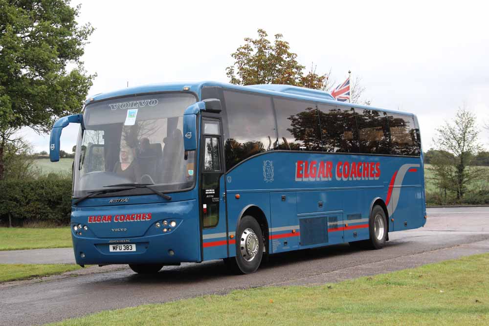 Elgar Coaches Volvo B12M Jonckheere Mistral MFU383