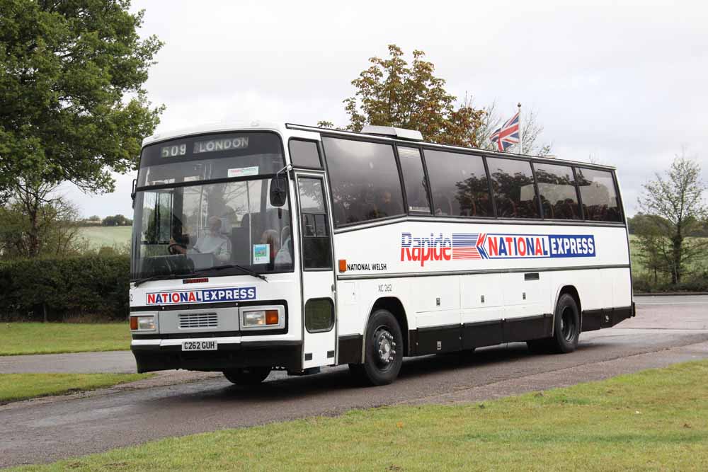 National Welsh Leyland Tiger Plaxton Paramount 3500 XC262 National Express Rapide