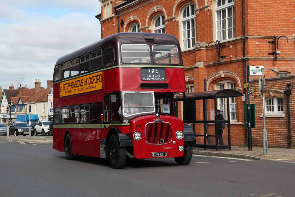 City of Oxford Dennis Loline II East Lancs 304 flyby