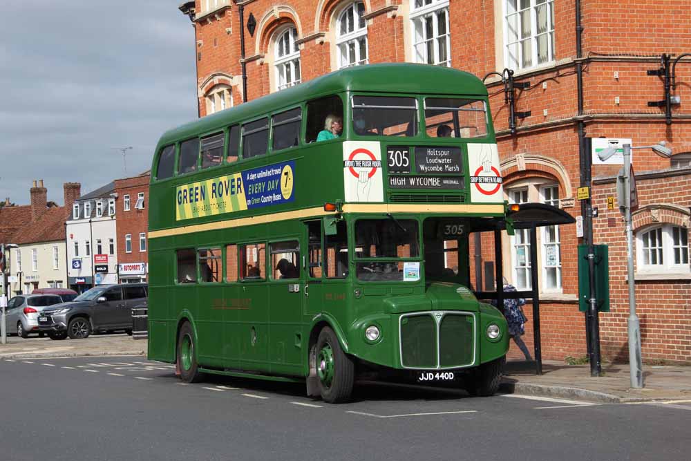 London Transport AEC Routemaster Park Royal RML2440 flyby