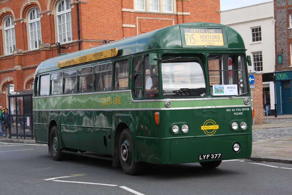 Green Line AEC Regal IV Metro-Cammell RF26 flyby