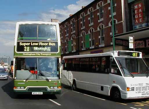 City of Nottingham Dennis Trident East Lancs Lolyne 651