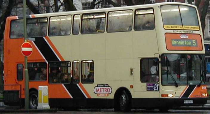 Brighton & Hove Dennis Trident Plaxton President 849