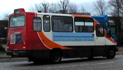 Stagecoach United Counties Mercedes 709D Alexander Sprint 381