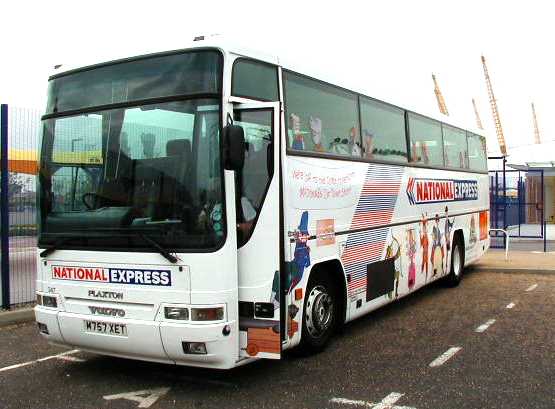 First Manchester Volvo B10M Plaxton 757 MacDonalds National Express