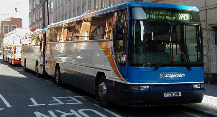 United Counties Volvo B10M Plaxton Premier Interurban