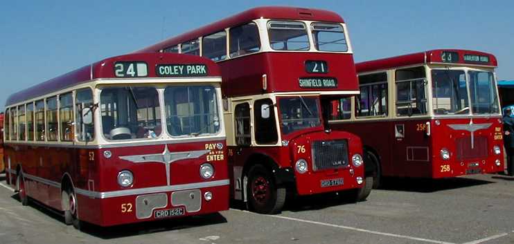 Reading Corporation Transport 52, 76 & 258