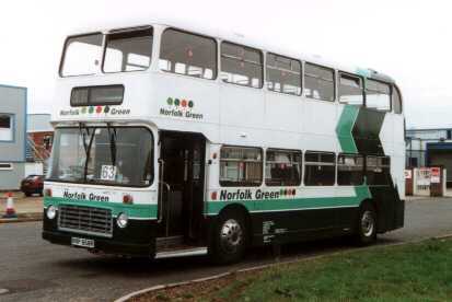 Norfolk Green Ribble Bristol VRTSL3 ECW RRP858R