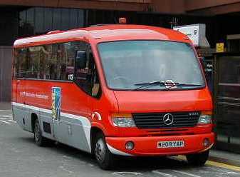 Airlink Virgin Mercedes Vario 814D Plaxton Cheetah Watford Heathrow