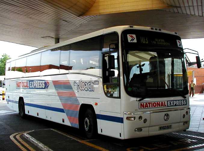 First Bristol National Express Volvo B12M Plaxton Paragon 12.8m 2572