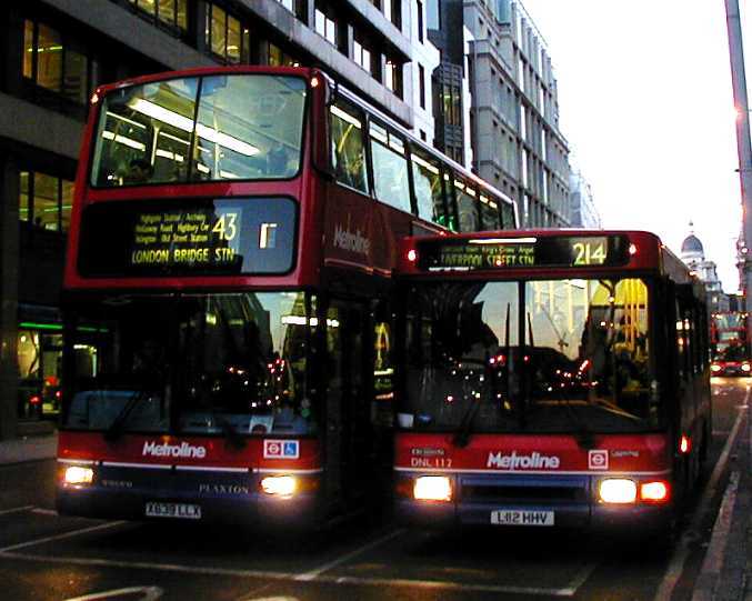 Metroline Dennis Dart Northern Counties DNL112