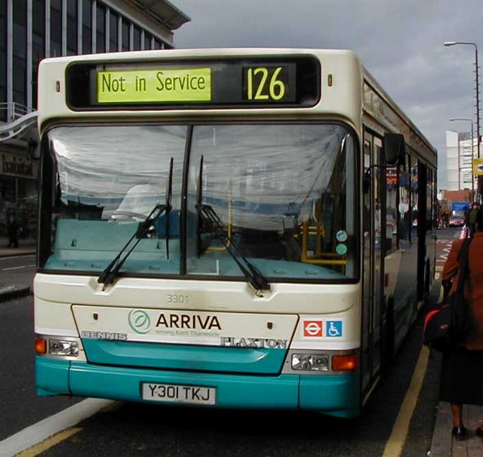 Arriva Kent Thameside Dennis Dart SLF Plaxton Pointer 2 3301