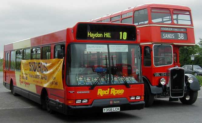 Red Rose Dennis Dart SLF Y358LCK & Thames Valley Bristol K